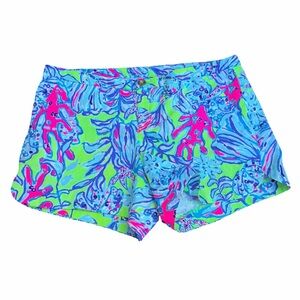 Lilly Pulitzer Adie Shorts Swim Up Lemon Drop